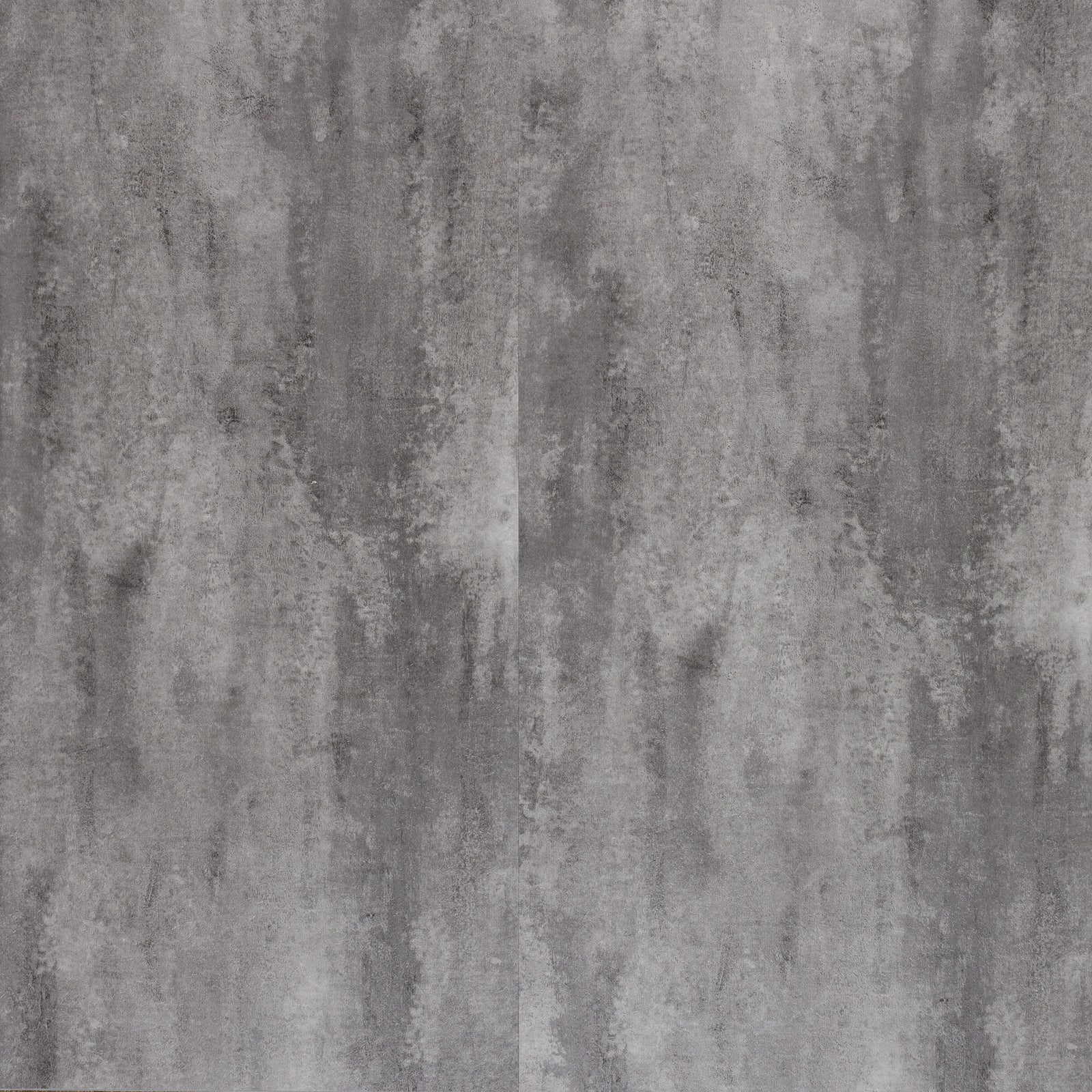 Sol PVC-SPC clipsable Izisol format carrelage - gris moyen béton indus - zoom