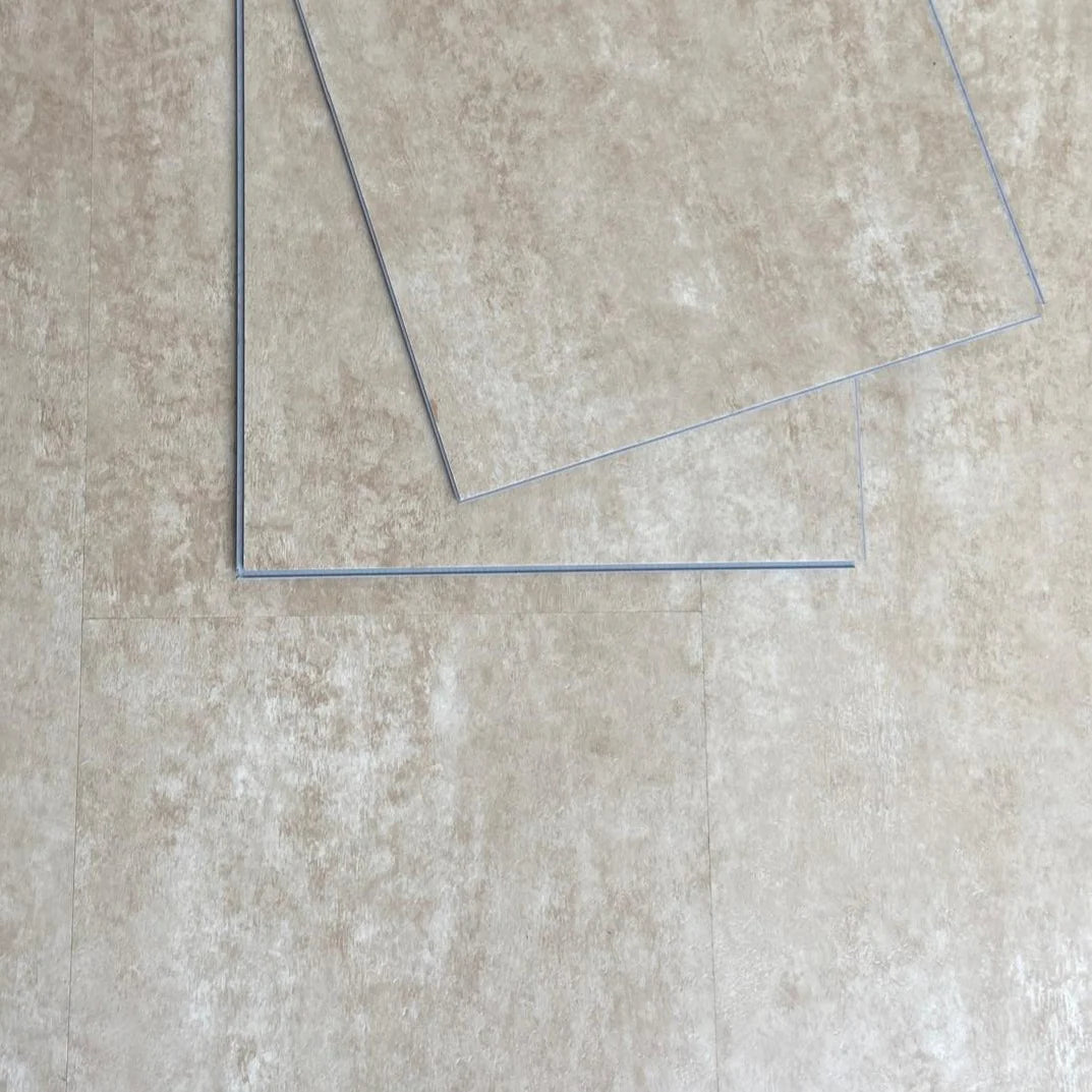 Dalle PVC clipsable imitation pierre naturelle beige - 610 x 305 mm
