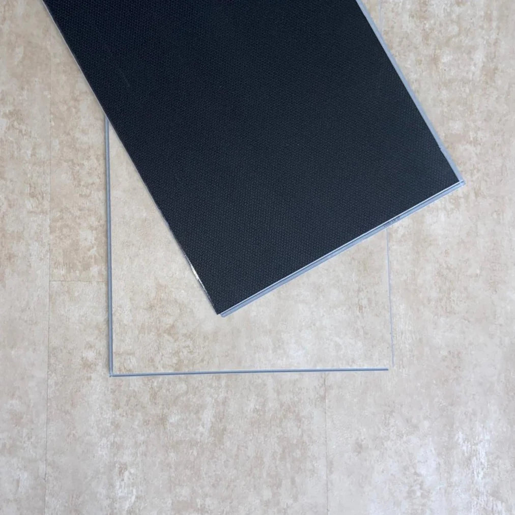 Dalle PVC clipsable imitation pierre naturelle beige - 610 x 305 mm