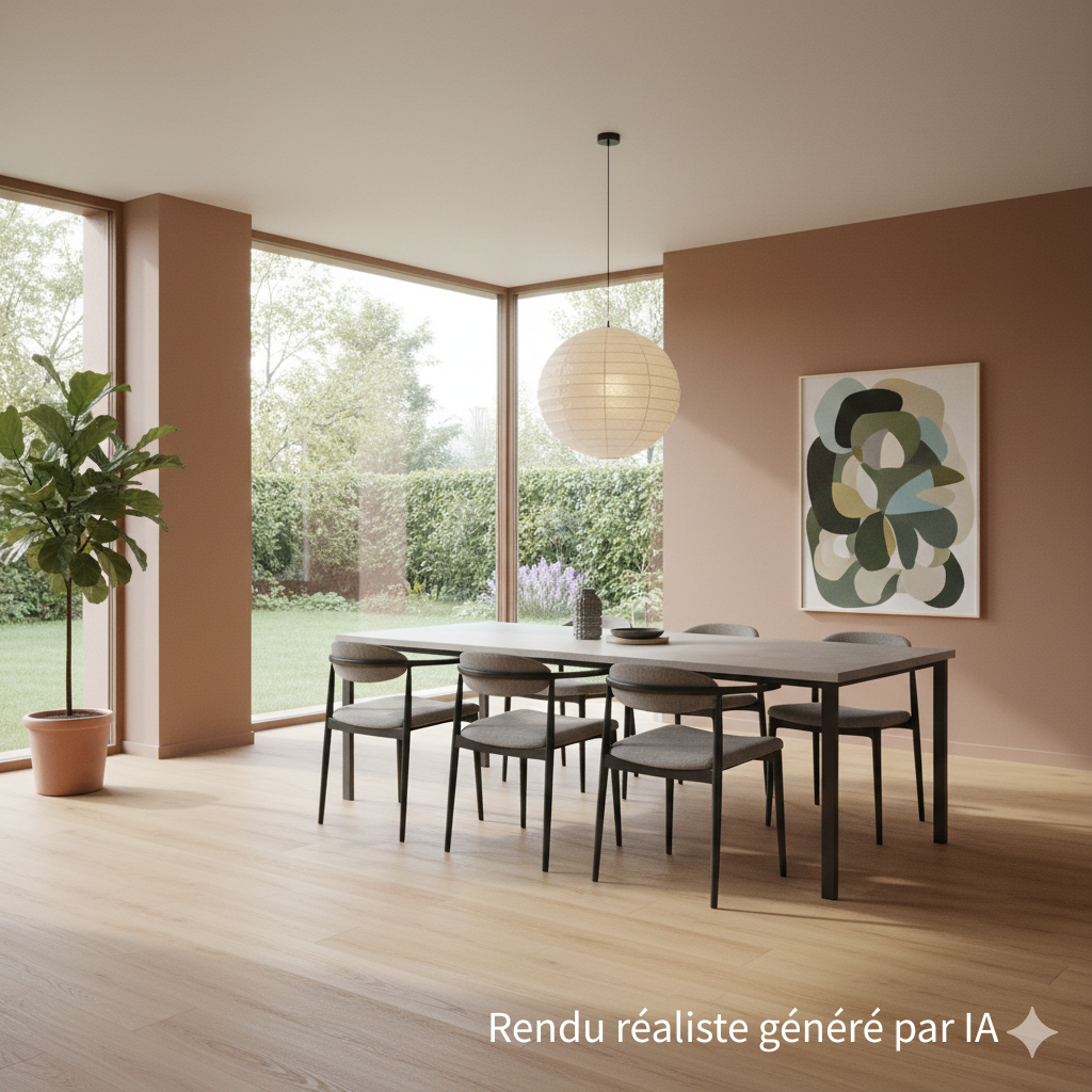 Sol PVC-SPC clipsable Izisol - chêne clair - sous-couche intégrée - rendu réaliste