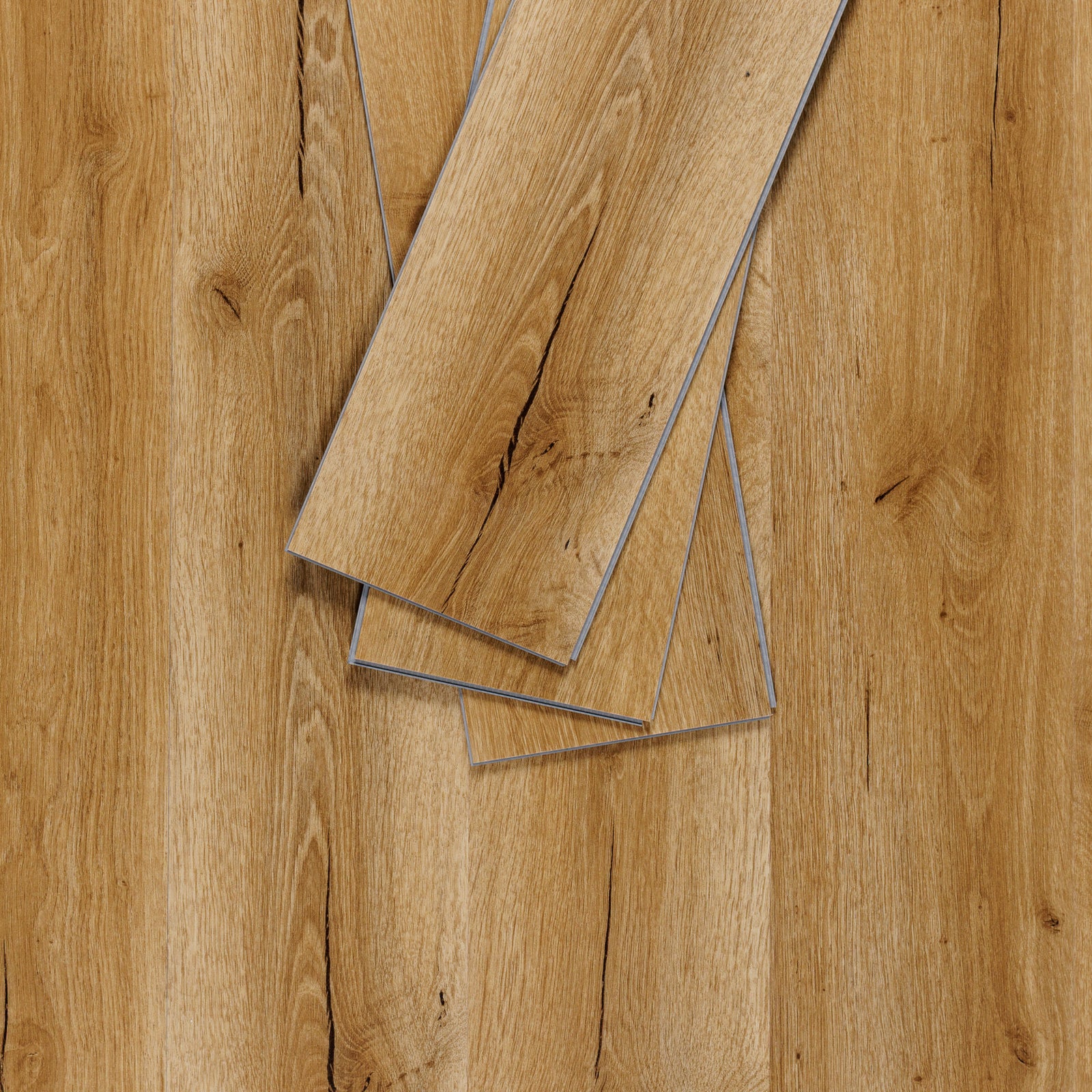 Sol PVC-SPC clipsable Izisol - chêne - 3 lames