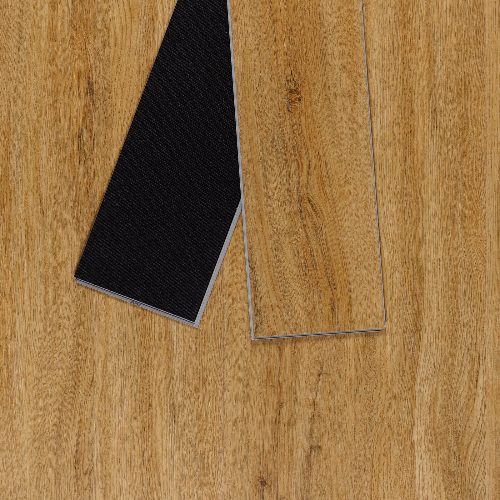 Sol PVC-SPC clipsable Izisol - chêne naturel - recto verso