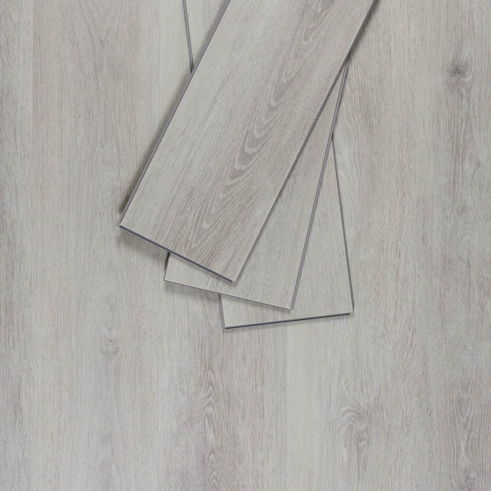 Sol PVC-SPC clipsable Izisol - chêne gris béton - 3 lames